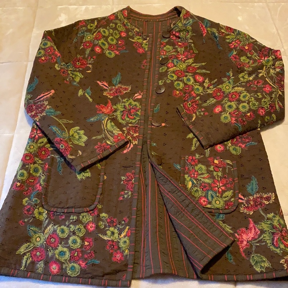 PROVENCE reversible jacket in quilted cotton